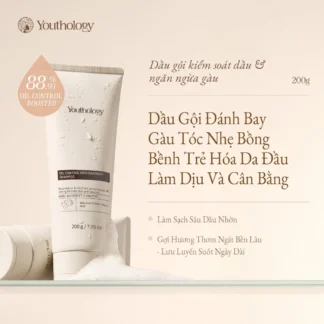 Dầu Gội Youthology Trị Gàu 200g - Kiểm Soát Dầu, Giảm Ngứa Da Đầu
