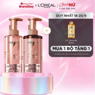 Bộ Đôi Dầu Gội Xả L'Oreal Paris Elseve Full Resist 440ml - Ngăn Gãy Rụng Tóc