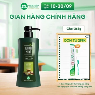 Dầu Gội Dược Liệu Nguyên Xuân Xanh Dưỡng Tóc 365g